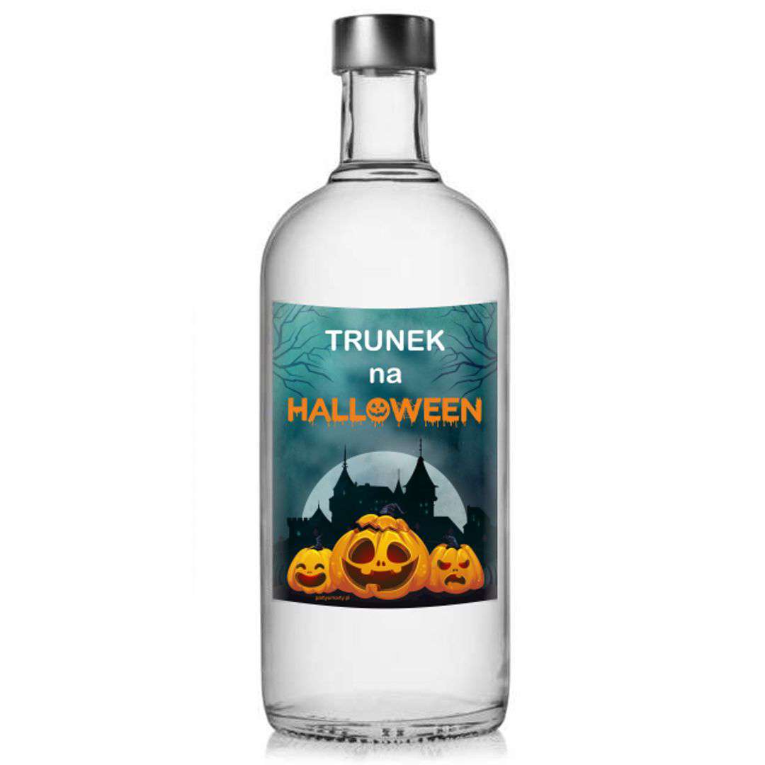 Etykieta na butelkę Halloween - Trunek 85x120 mm 5 szt