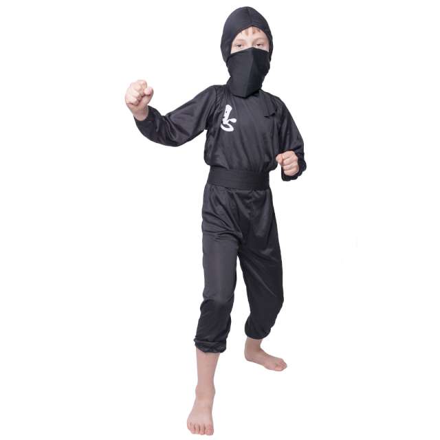 Strój dla dzieci "Ninja z maską", Arpex, rozm. 130-140 cm