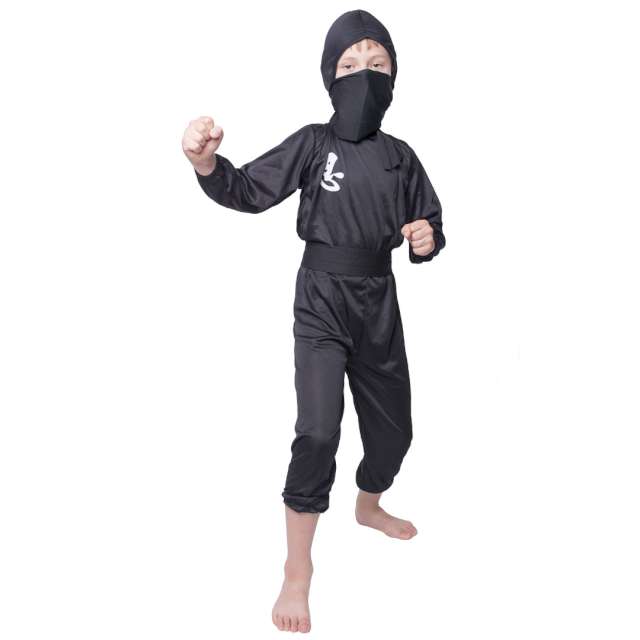 Strój dla dzieci "Ninja z maską", Arpex, rozm. 120-130 cm