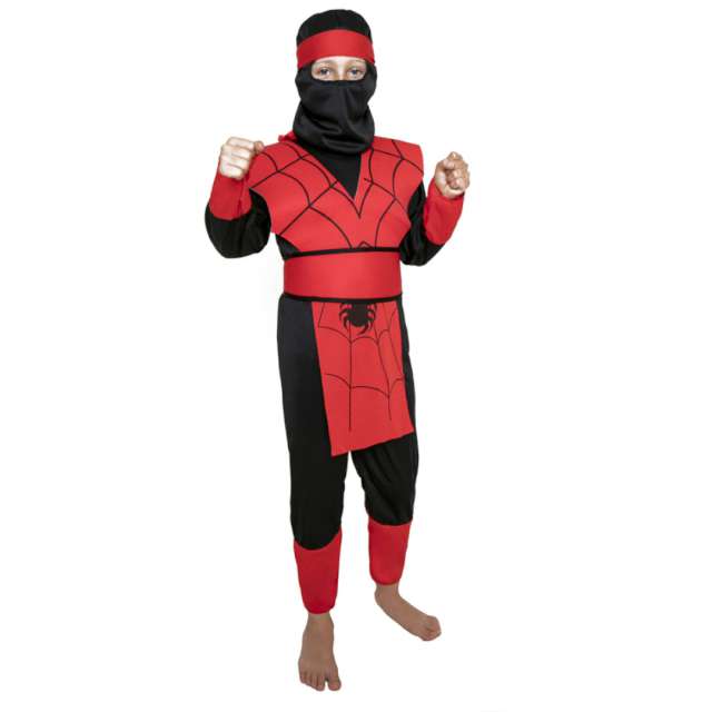 Strój dla dzieci Ninja w pająki Arpex rozm. 110-120 cm