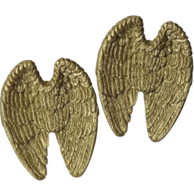 Ozdoby choinkowe Skrzydła anielskie złoty Titanum 2 szt