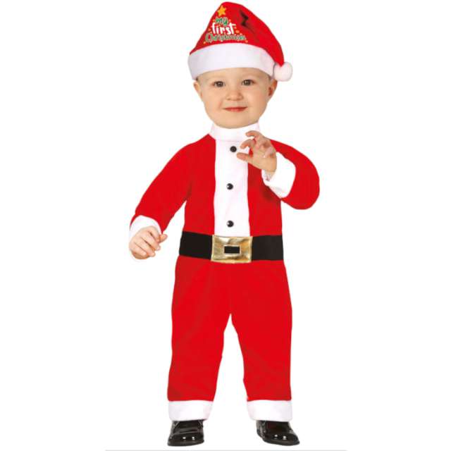 Strój dla dzieci Święty Mikołaj - My First Christmas Guirca 82-88cm