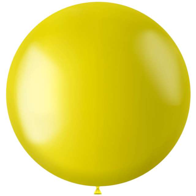 Balon Olbrzym kula żółty metalik 31 ORB