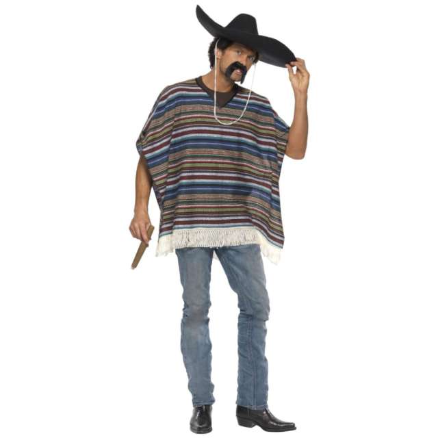 _xx_Authentic Looking Poncho Blue