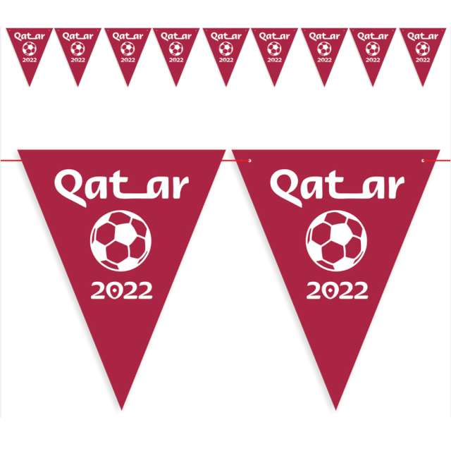 Baner flagi Państwa Świata - Katar 2022 DIY 36 m