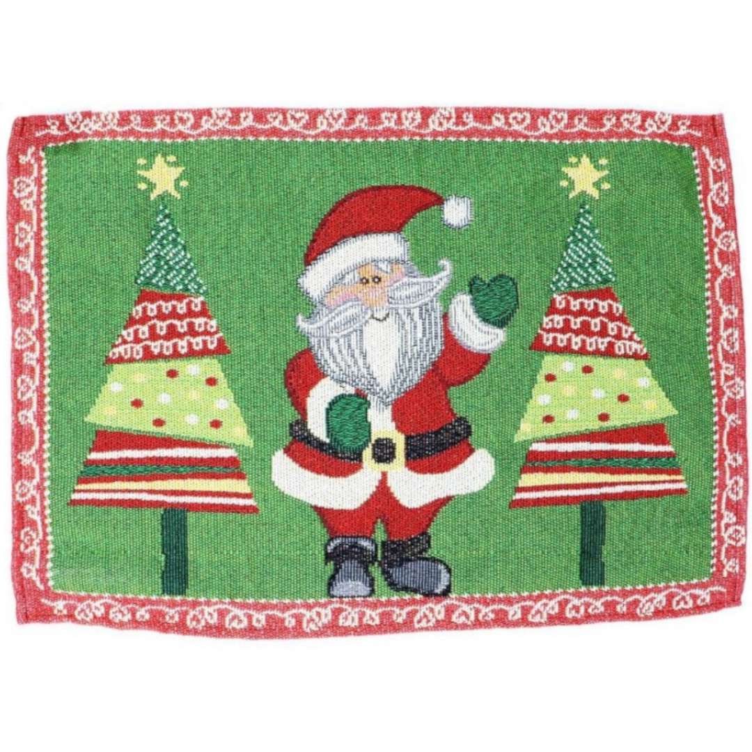 Serwetka materiałowa Boże Narodzenie - Święty Mikołaj Guirca 33x45 cm