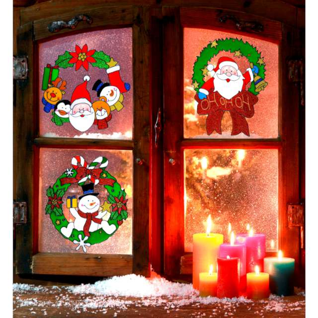 Naklejka na okno Boże Narodzenie - Ho Ho Ho! Widmann