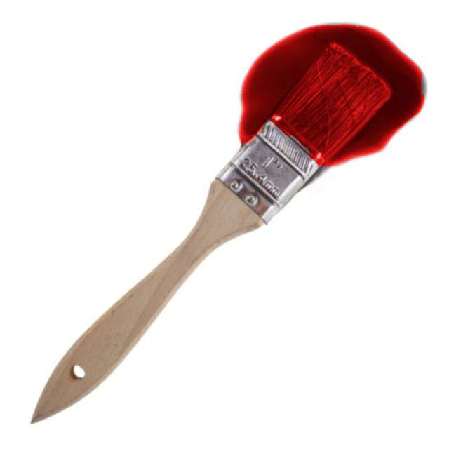 _xx_BRUSH WITH PAINT - RED