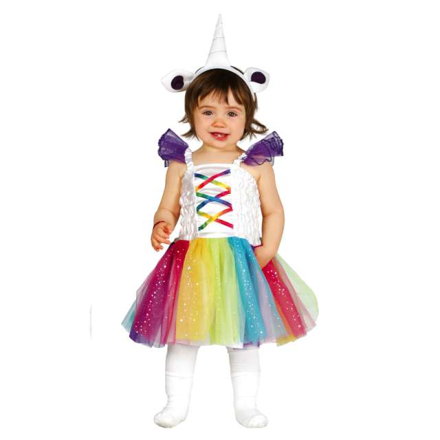Strój dla dzieci Jednorożec - sukienka z opaską Guirca 86-98 cm