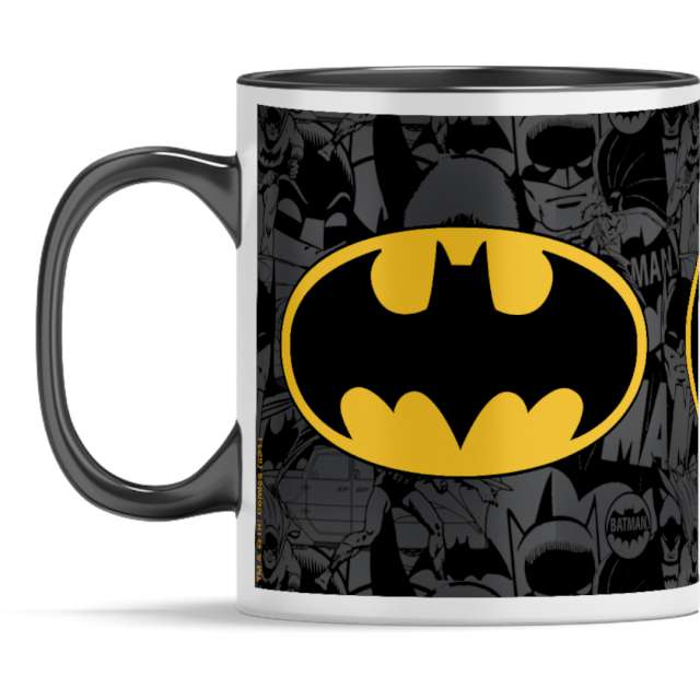 _xx_Ceramiczny kubek Batman czarny - produkt licencyjny
