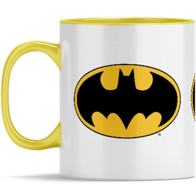 _xx_Ceramiczny kubek Batman żółty - produkt licencyjny