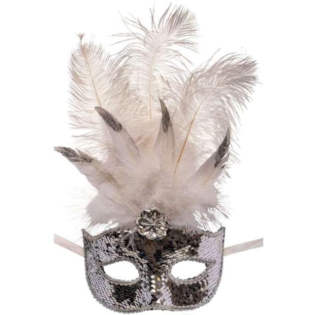 Maska karnawałowa "Wenecka z cekinami", Carnival Toys