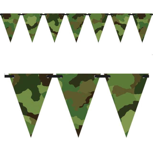 Baner flagi Wojskowe moro zielony Congee 500 cm