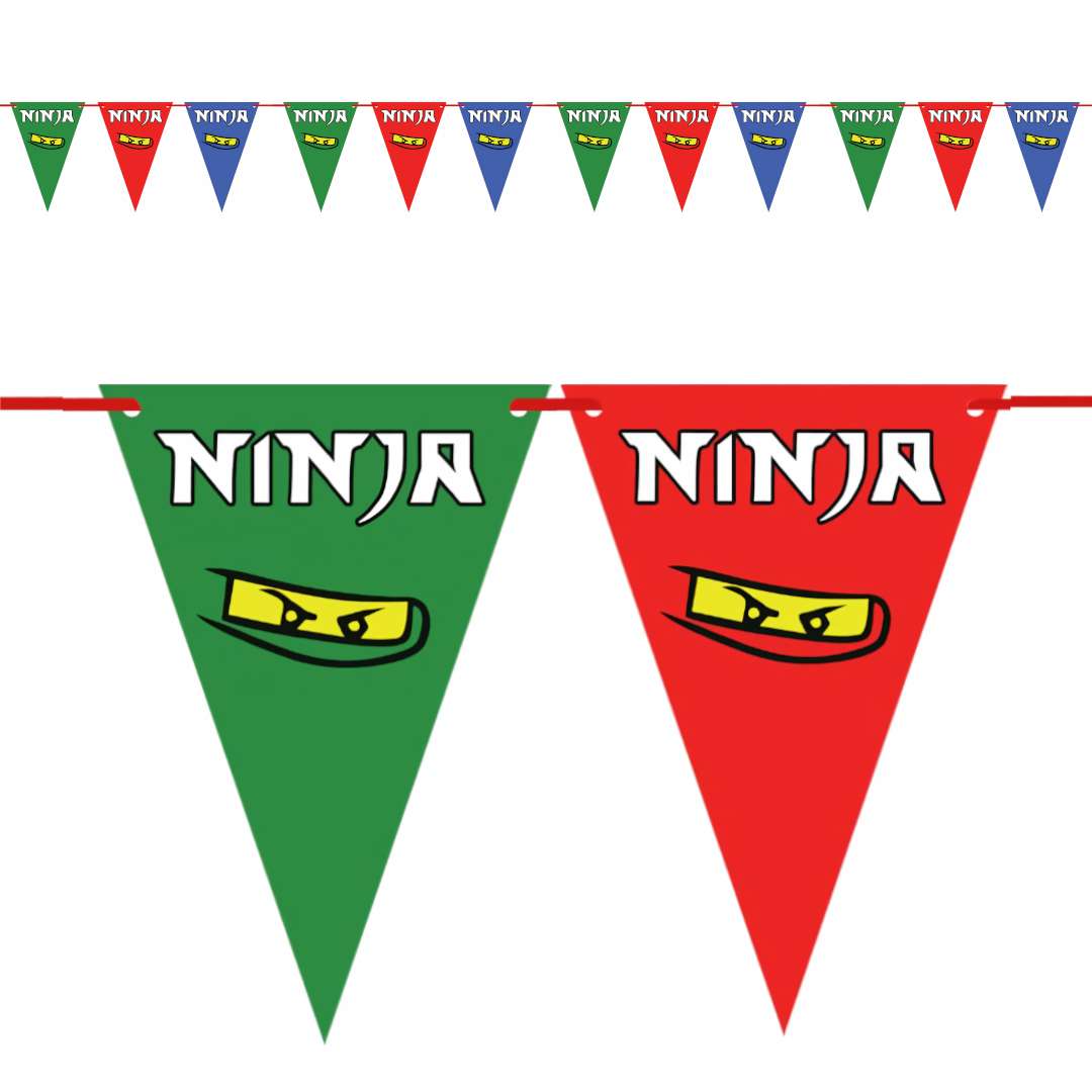 Baner flagi Kolorowy ninja Congee 500 cm