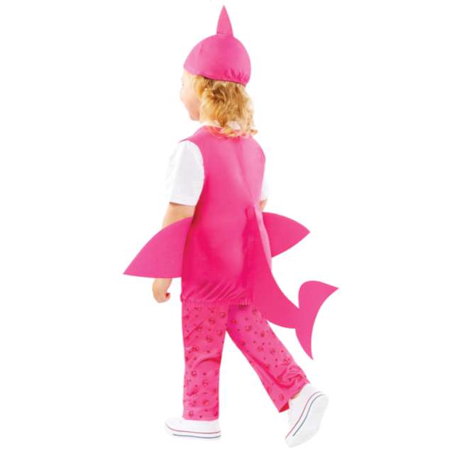 Strój dla dzieci Kombinezon - Baby Shark różowy Amscan 92-98 cm