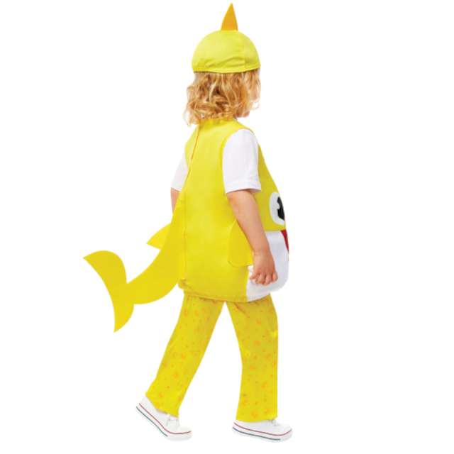 Strój dla dzieci Kombinezon - Baby Shark żółty Amscan 98-104 cm