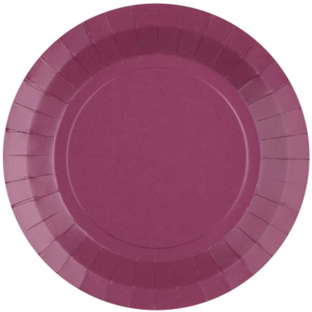 Talerzyki papierowe Premium purpurowe Santex 175 cm 10 szt