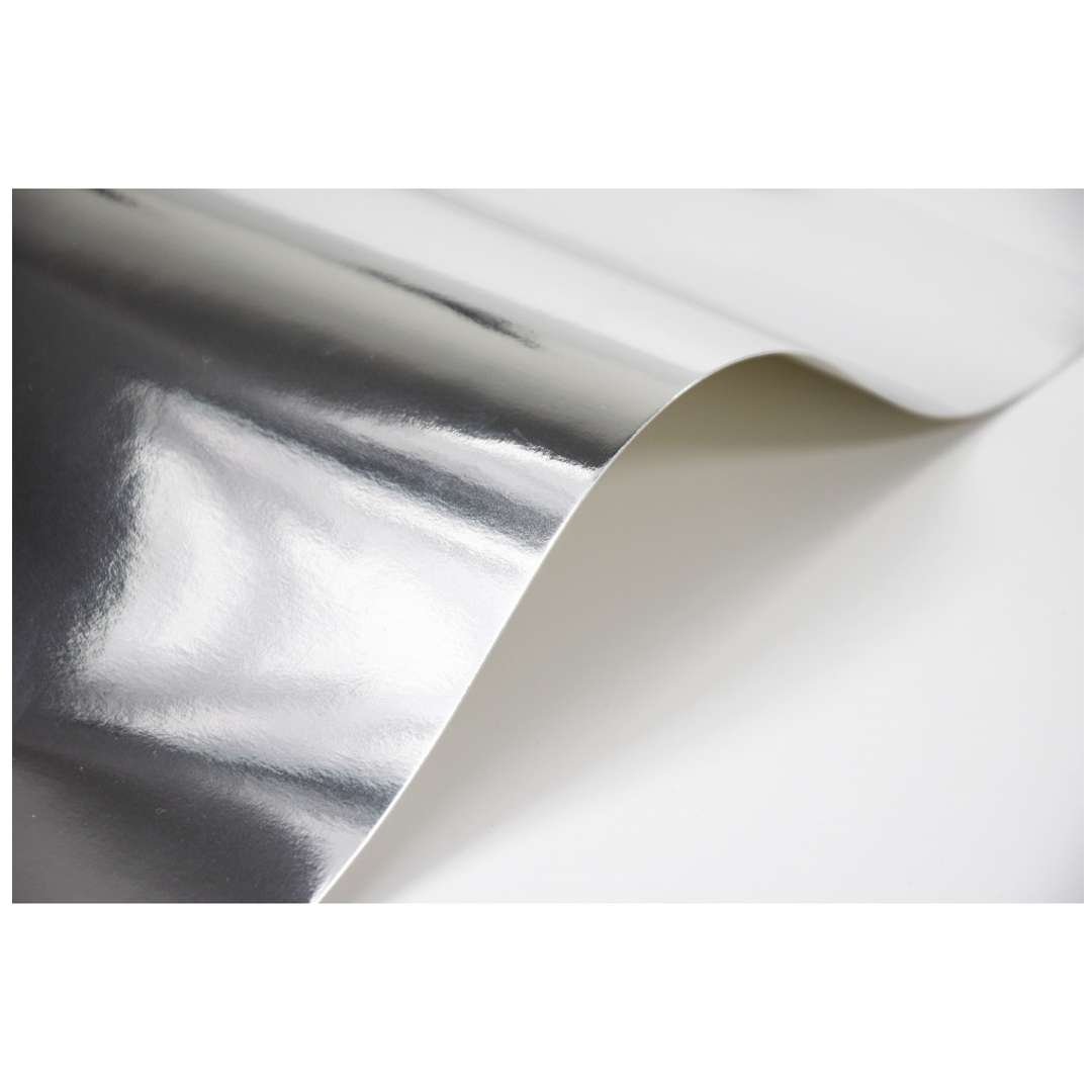 Baner Nowy Rok 2023 metalic srebrno-czarny 220 cm