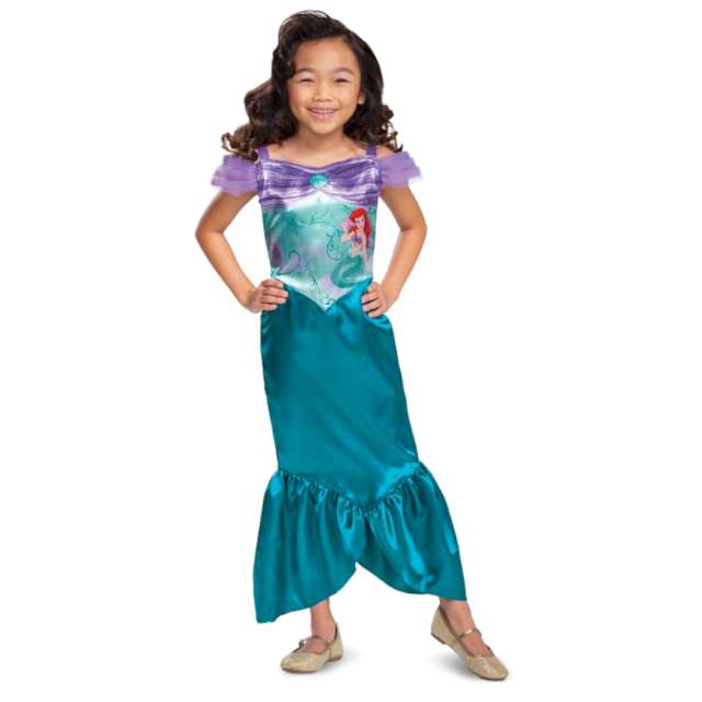 Strój dla dzieci "Syrenka Ariel Basic - Sukienka", Disguise, 109-123 cm