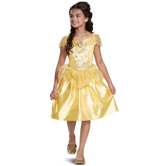 Strój dla dzieci "Bella Classic - Sukienka", żółta, Disguise, 109-123 cm