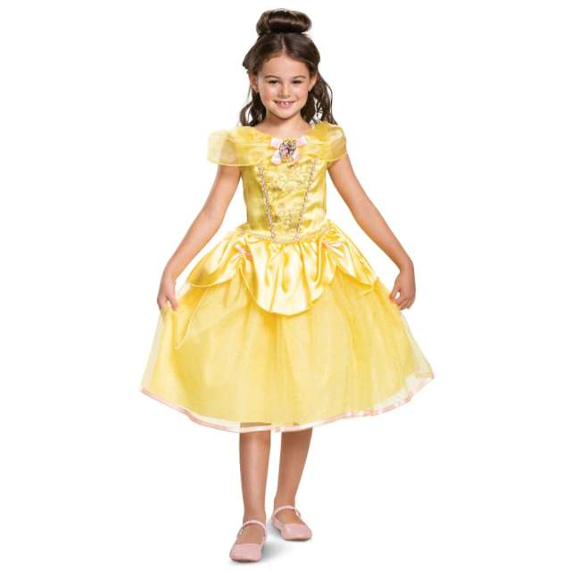Strój dla dzieci Bella Deluxe - Sukienka żółta Disguise 124-135 cm