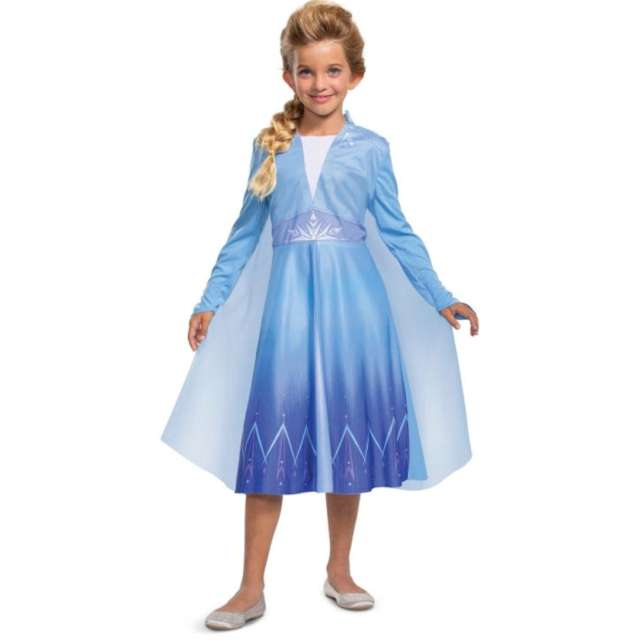Strój dla dzieci Frozen Elsa Basic - Sukienka błękitna Disguise 109-123 cm