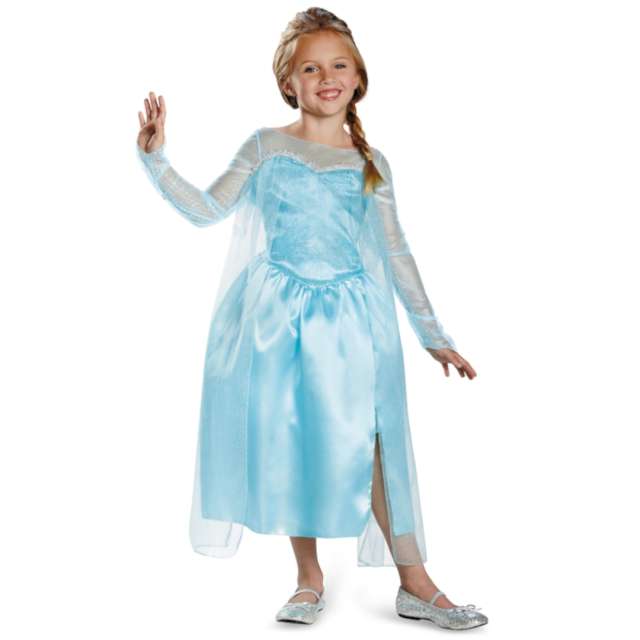 Strój dla dzieci Frozen Elsa Deluxe - Sukienka Disguise 124-135 cm