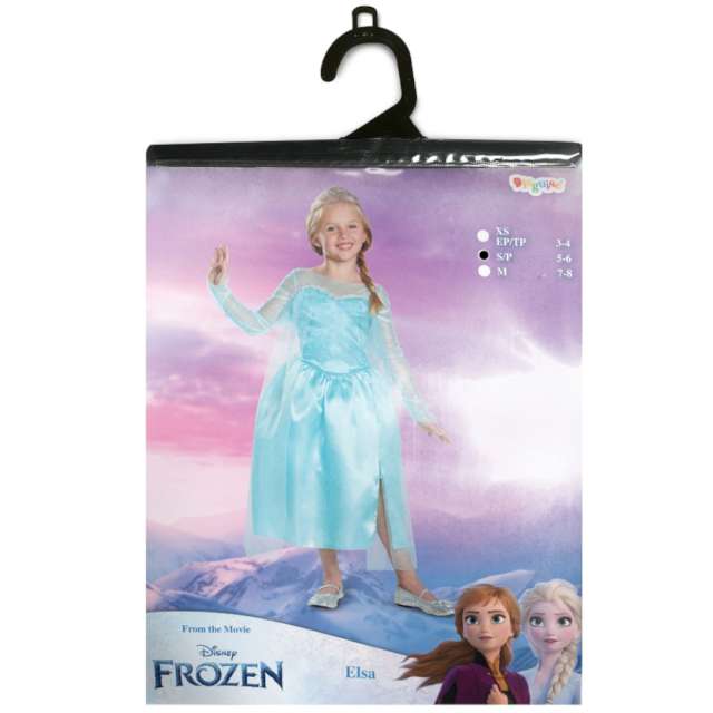 Strój dla dzieci Frozen Elsa Deluxe - Sukienka Disguise 124-135 cm