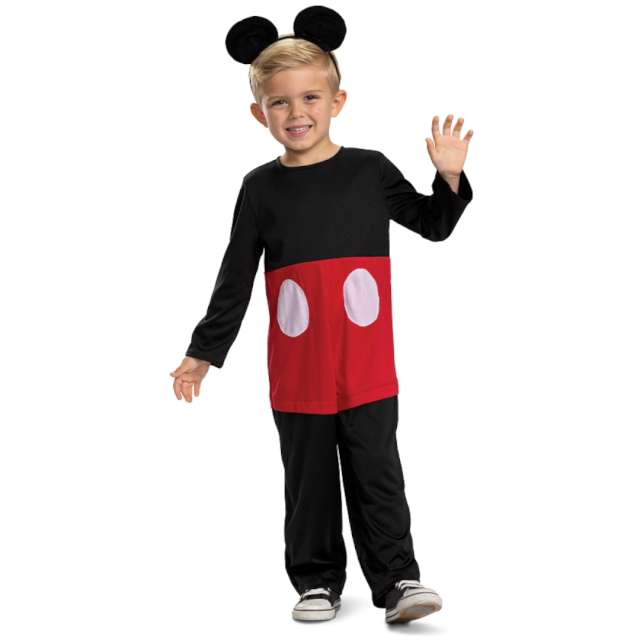 Strój dla dzieci Myszka Mickey - Kostium + Opaska Disguise 84-91 cm