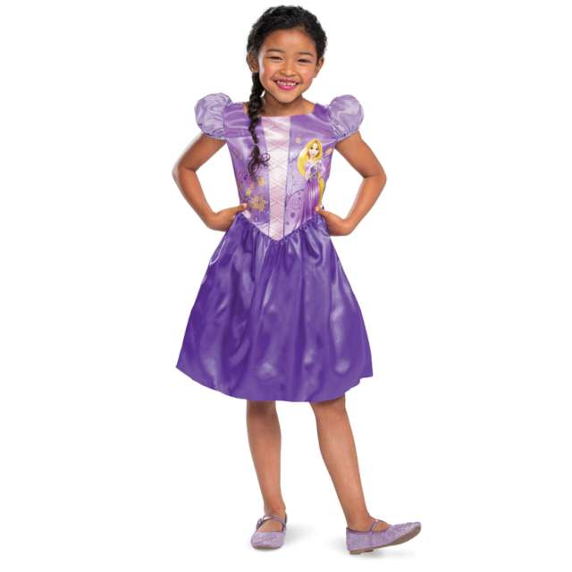 Strój dla dzieci Roszpunka - Sukienka fioletowa Disguise 124-135 cm