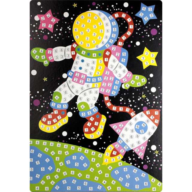 Naklejki piankowe Mozaika - kosmonauta Fun&Joy