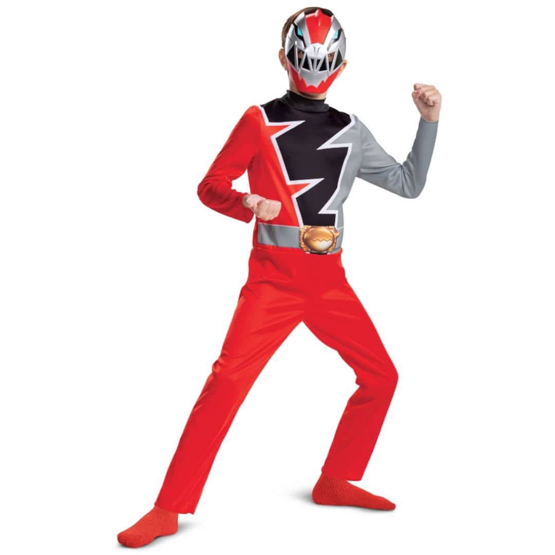 Strój dla dzieci Power Rangers Dino Czerwony Disguise 124-135 cm