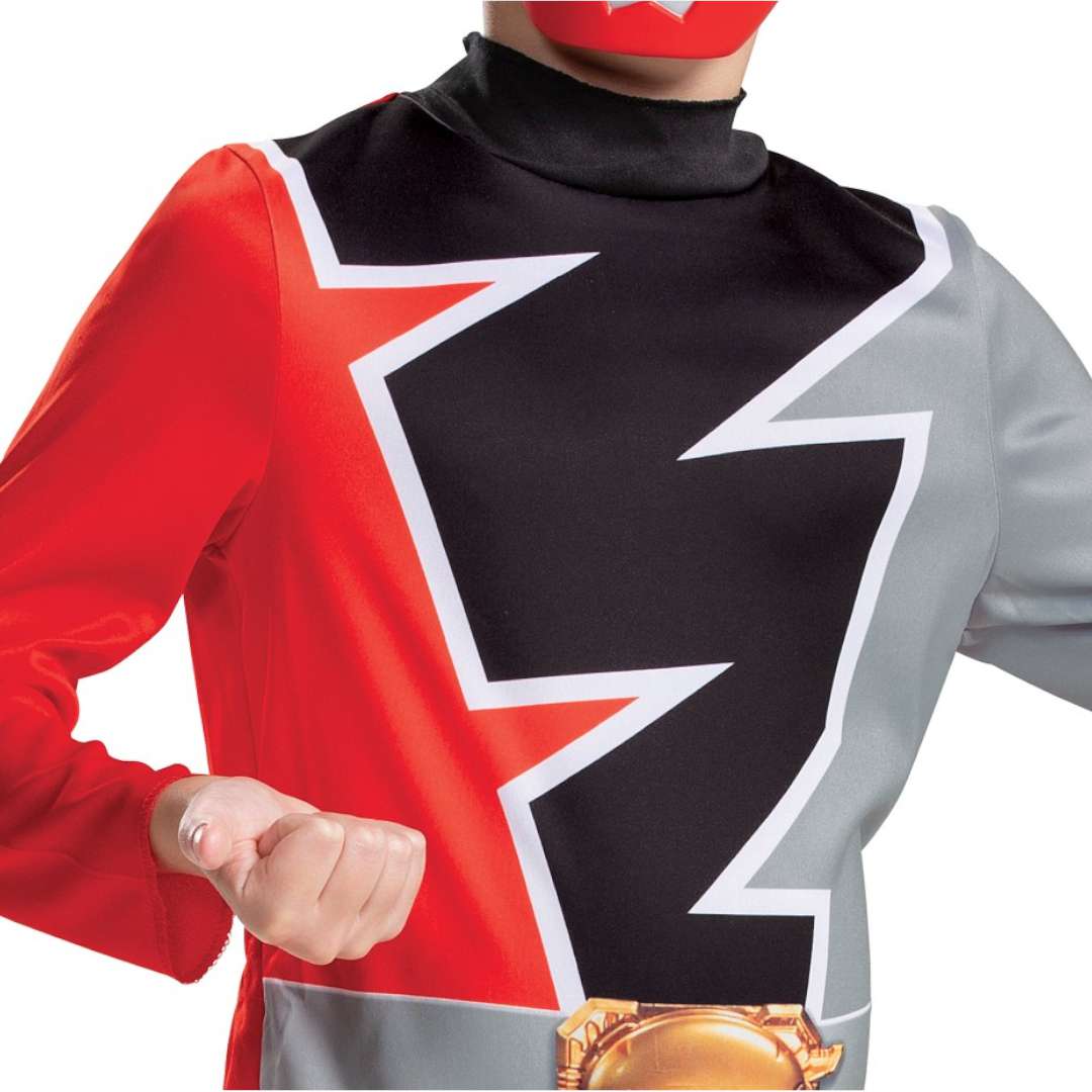 Strój dla dzieci Power Rangers Dino Czerwony Disguise 124-135 cm