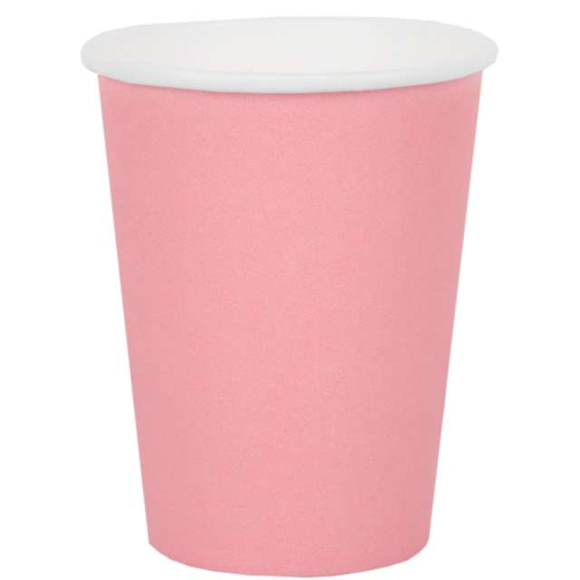 Kubeczki papierowe Premium różowe jasne Santex 250 ml 10 szt
