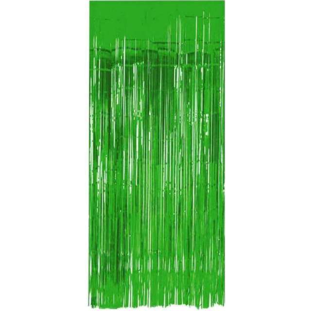 Kurtyna na drzwi Classic metalik zielony Folat 200 x 100 cm