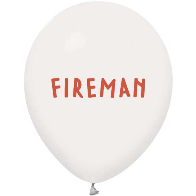 Balony lateksowe Wóz strażacki - Fireman Mix GoDan 12 5 szt