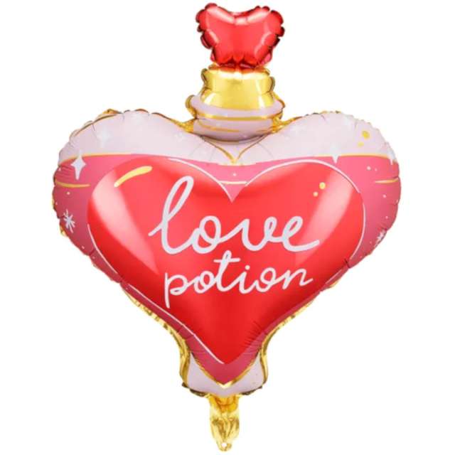 Balon foliowy Eliksir miłości czerwony PartyDeco 21 SHP