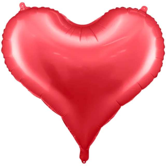 Balon foliowy Serce Satynowe czerwony PartyDeco 29 HRT