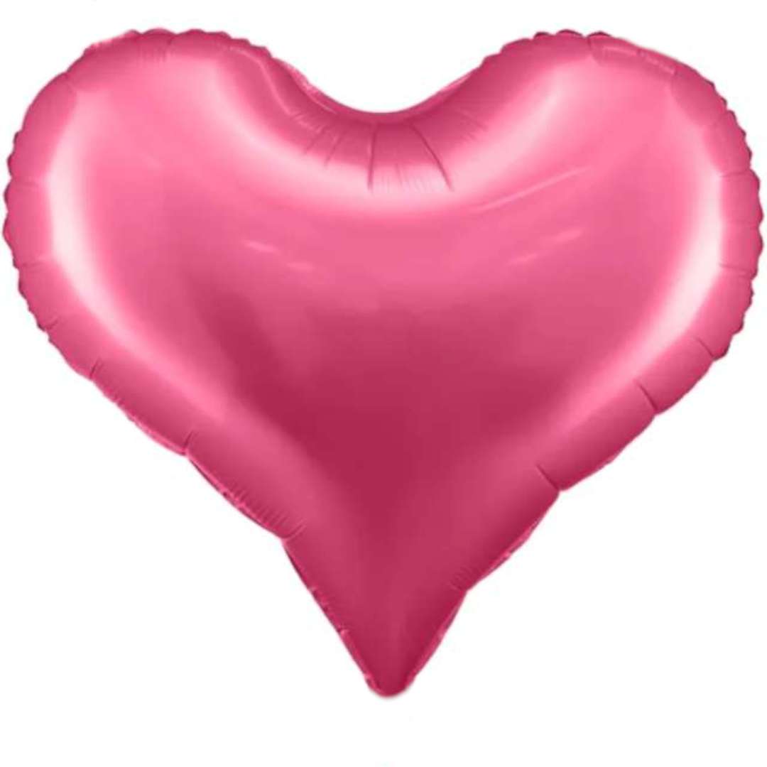 Balon foliowy Serce Satynowe różowy PartyDeco 29 HRT