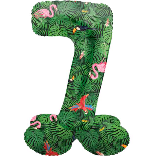 _xx_Foil Balloon with Base Number 7 Jungle Vibe -