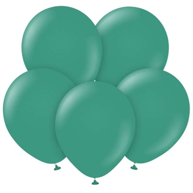 Balony Beauty and Charm - pastelowe zielony butelkowy Godan 12 10 szt