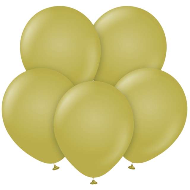Balony Beauty and Charm - pastelowe oliwkowy Godan 12 10 szt