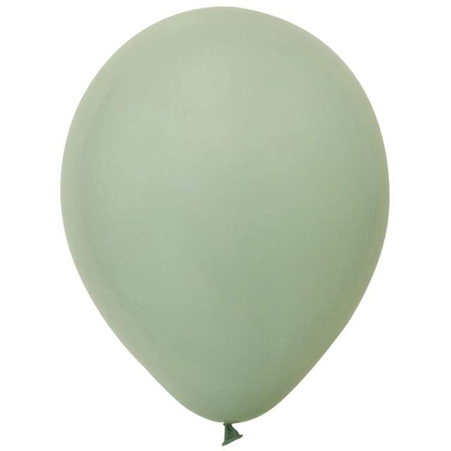 Balony Beauty and Charm - pastelowe szaro-zielony Godan 12 10 szt