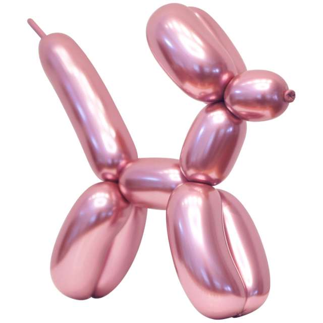 Balony Beauty and Charm - Modeliny 260 jasny różowy platynowy GODAN 50 szt