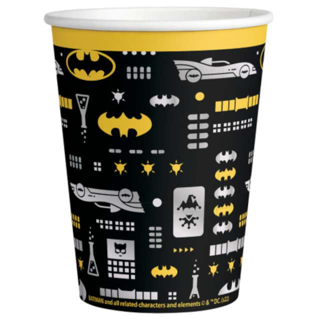 _xx_8 Cups Batman Paper 250 ml