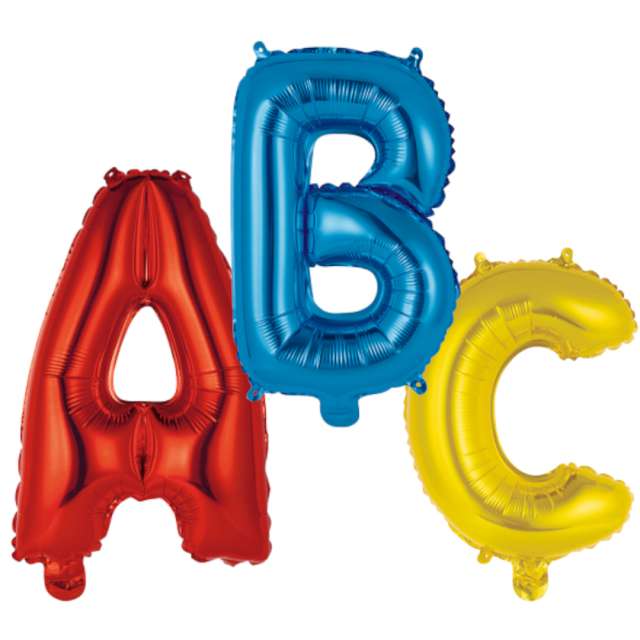 _xx_Mini Letter ABC Set School Start Foil Balloons N16 Packaged 30 cm x 40 cm