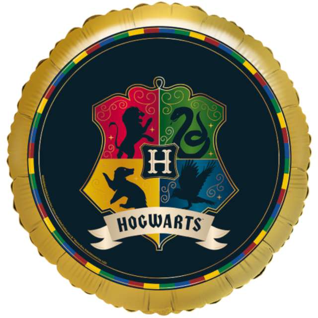 Balon foliowy Hogwart - domy Amscan 17 RND