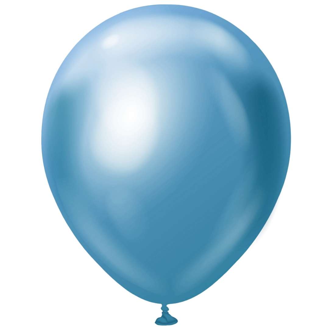 Balony Beauty and Charm - platynowe niebieskie jasne Godan 10 50 szt.