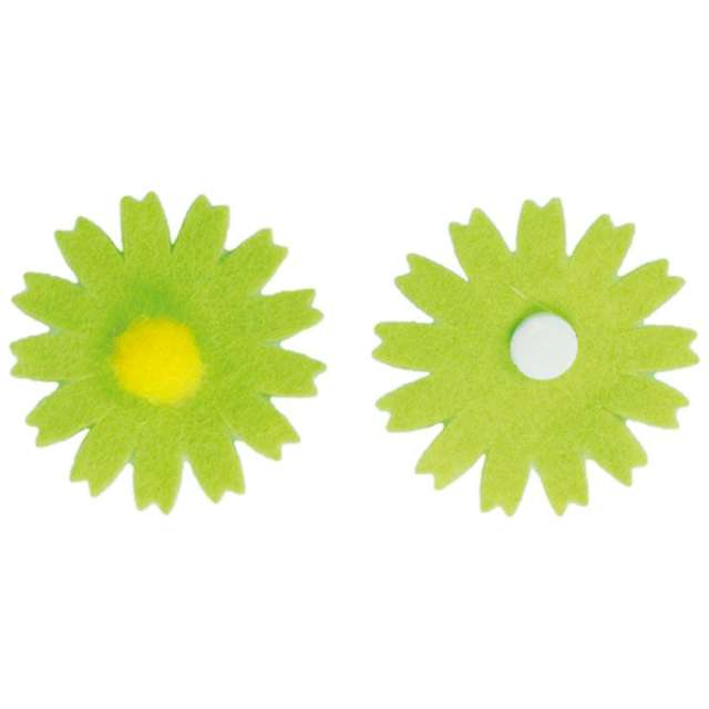 NaklejkiKwiatki zielony Titanum 10 szt