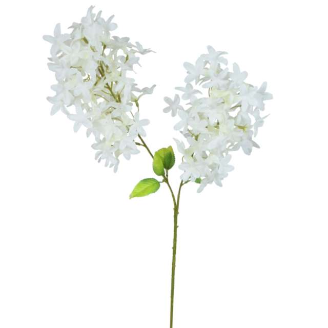 Sztuczny kwiat Gałązka - Biały Bez BOMM 70 cm
